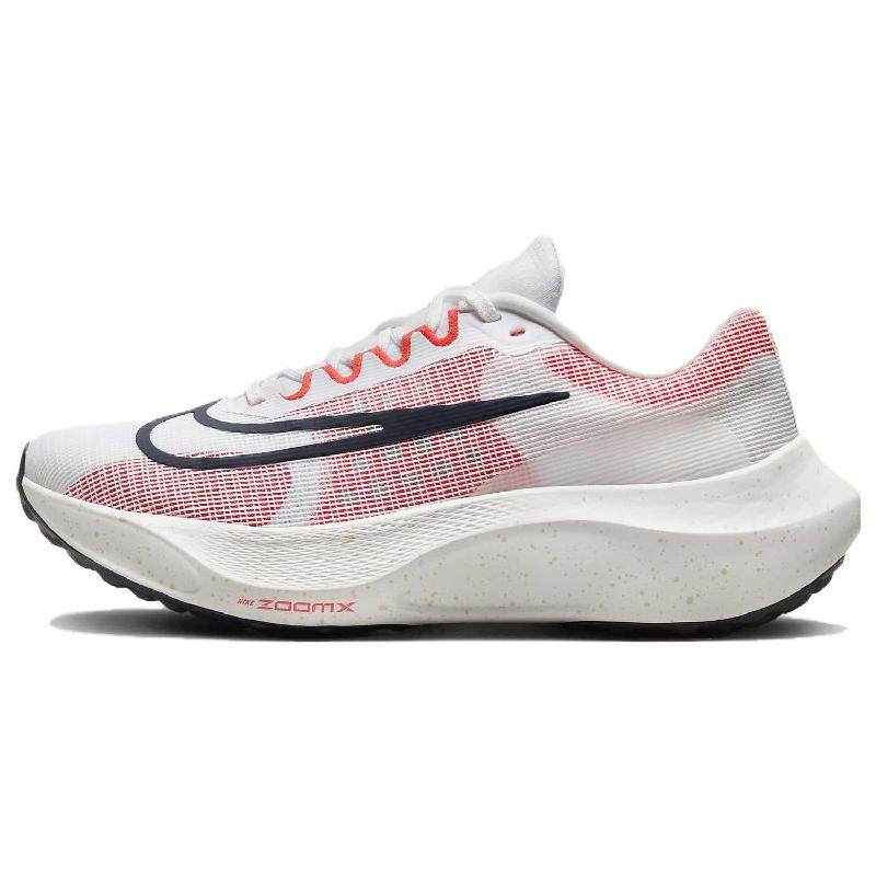 Nike Zoom Fly 5 防滑耐磨轻便 低帮 跑步鞋 男款 白