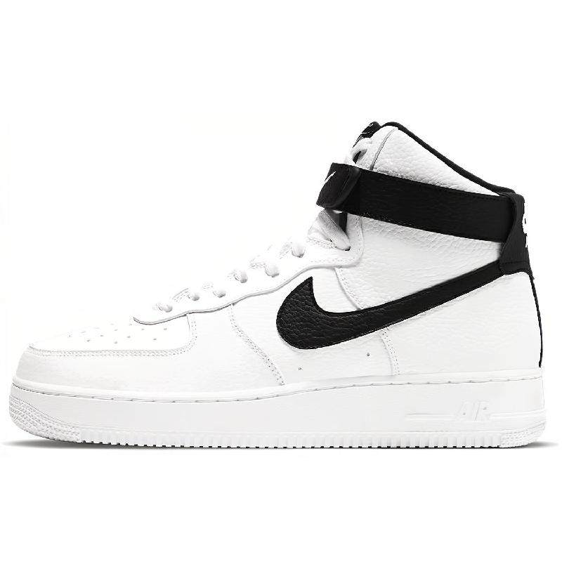Nike Air Force 1 High 防滑 高帮 板鞋 男款 白黑