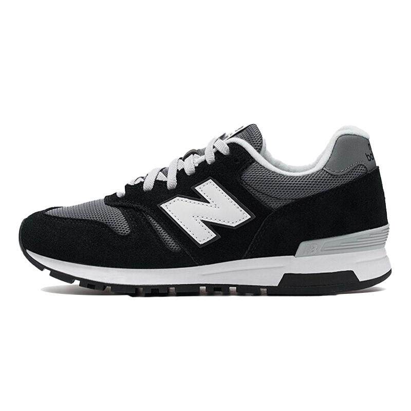 New Balance NB 565 舒适透气 网布反毛皮织物合成革 低帮跑