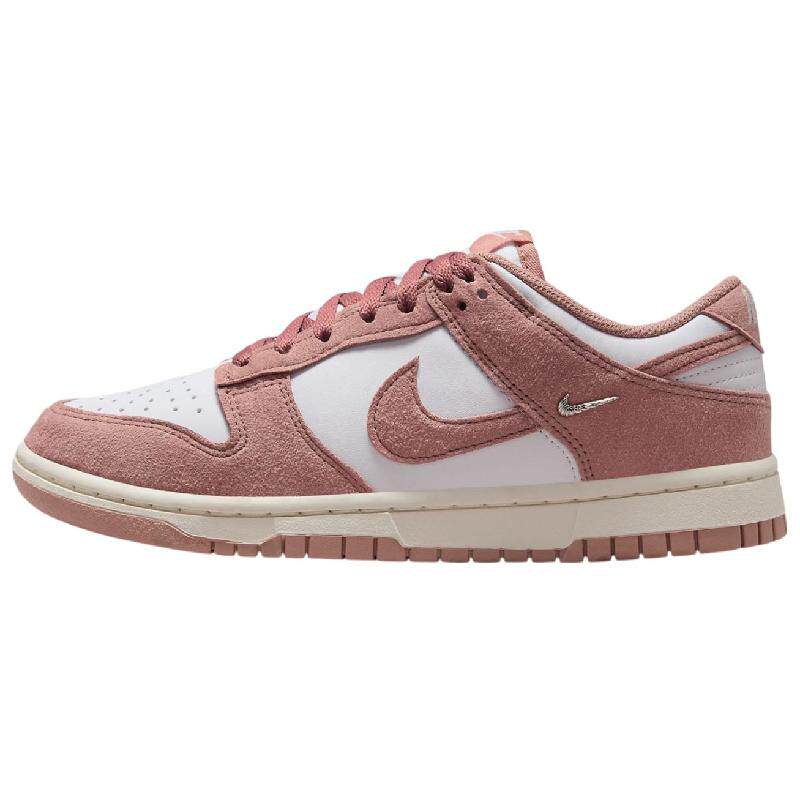 Nike Dunk 皮革 Low  时尚舒适 防滑耐磨 低帮 板鞋 女款 白