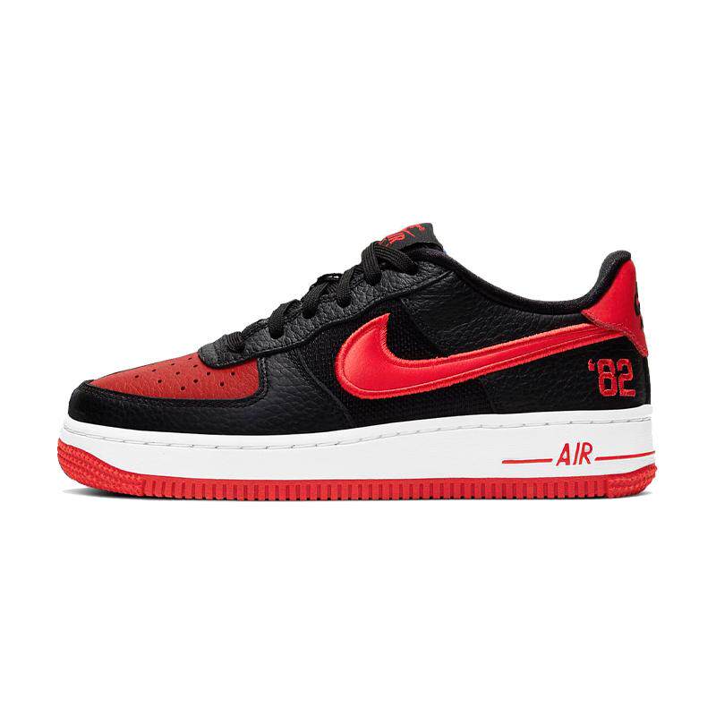 Nike Air Force 1 Low '82 鸳鸯 低帮 板鞋 GS 黑红蓝