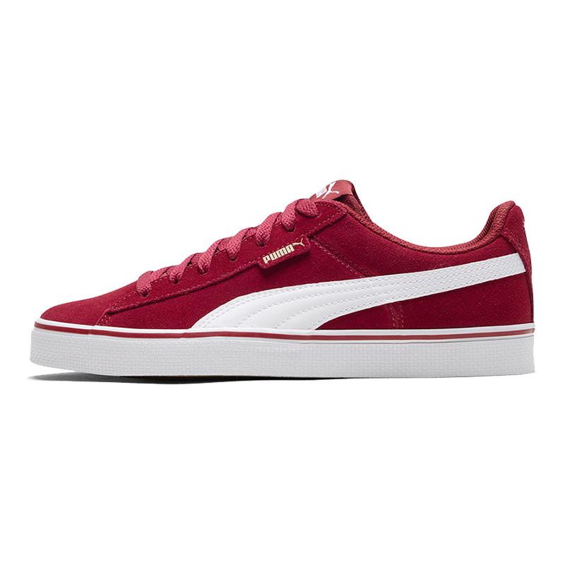 Puma Vulc 复古低帮休闲板鞋 男女同款 臧红色 #送礼推荐