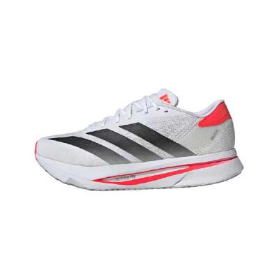adidas Adizero SL2 舒适百搭时尚潮流 低帮跑步鞋 男款 云白