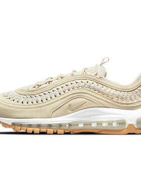Nike Air Max 97 轻便 低帮 跑步鞋 女款 米色