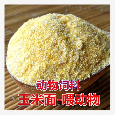 玉米面粉新鲜苞米面小碎碴子喂动物鸡鸭鹅狗猪牛粮食饲料钓鱼鱼饵