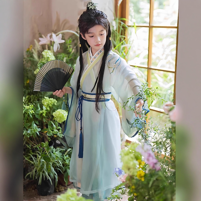 汉服男童2025秋季新款古风新中式