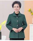 外套中老年人女装 时尚 长袖 妈妈春秋装 短款 夹克2020新款 大码 上衣服