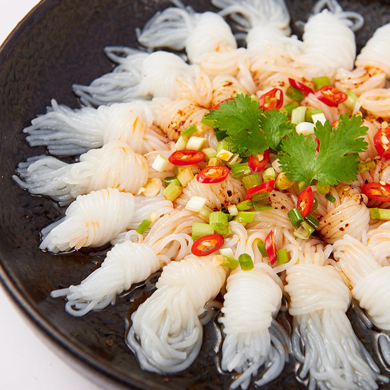 魔芋丝结低热量低卡代餐即食魔芋粉丝魔芋面凉皮免冲泡袋装丝