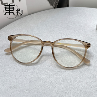 新轻盈素颜眼镜框框女可配高度数近视镜片时尚韩版镜框潮男