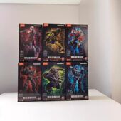 布鲁可积木人变形金刚超越版 擎天柱大黄蜂机器人拼装 积木玩具模型