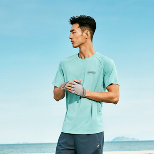 吸湿速干凉感运动休闲瑜伽跑步衣训练衣 T恤秋季 斯凯奇男女款 短袖