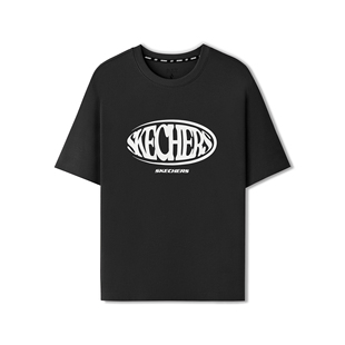 舒适柔软打底衫 T恤衫 运动上衣 针织短袖 斯凯奇2025年男女同款