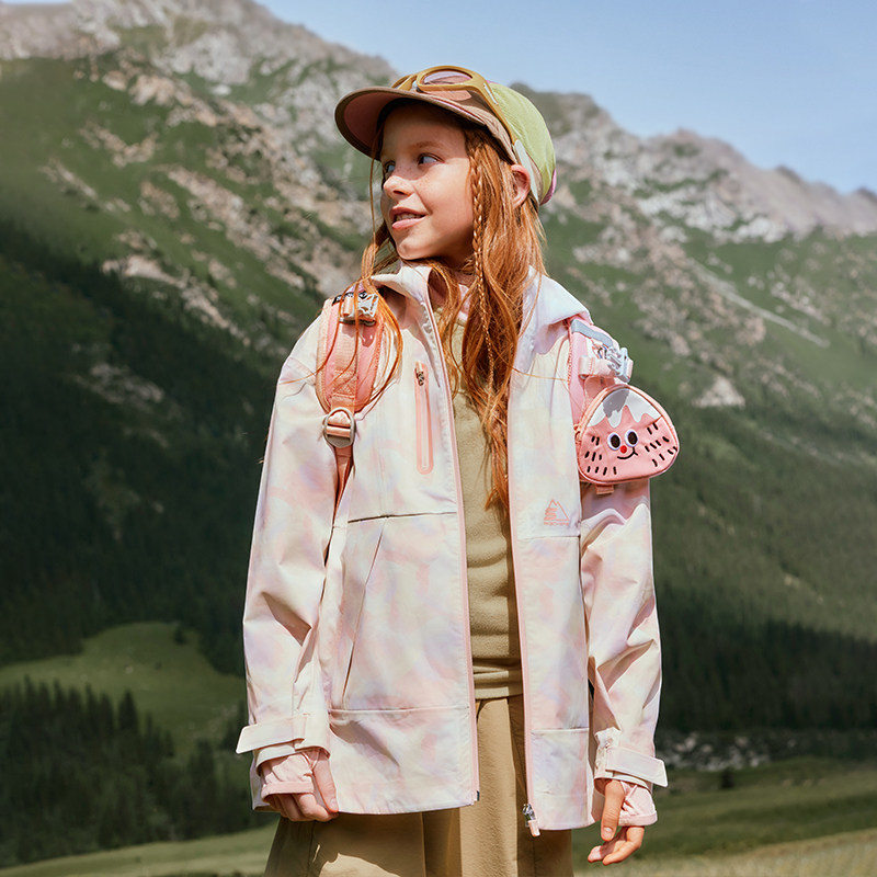 斯凯奇秋冬季新款时尚女童梭织连帽外套儿童防风防水外衣运动户外,童装/婴儿装/亲子装,普通外套,淘宝优惠券,粉丝福利购,淘宝优惠卷