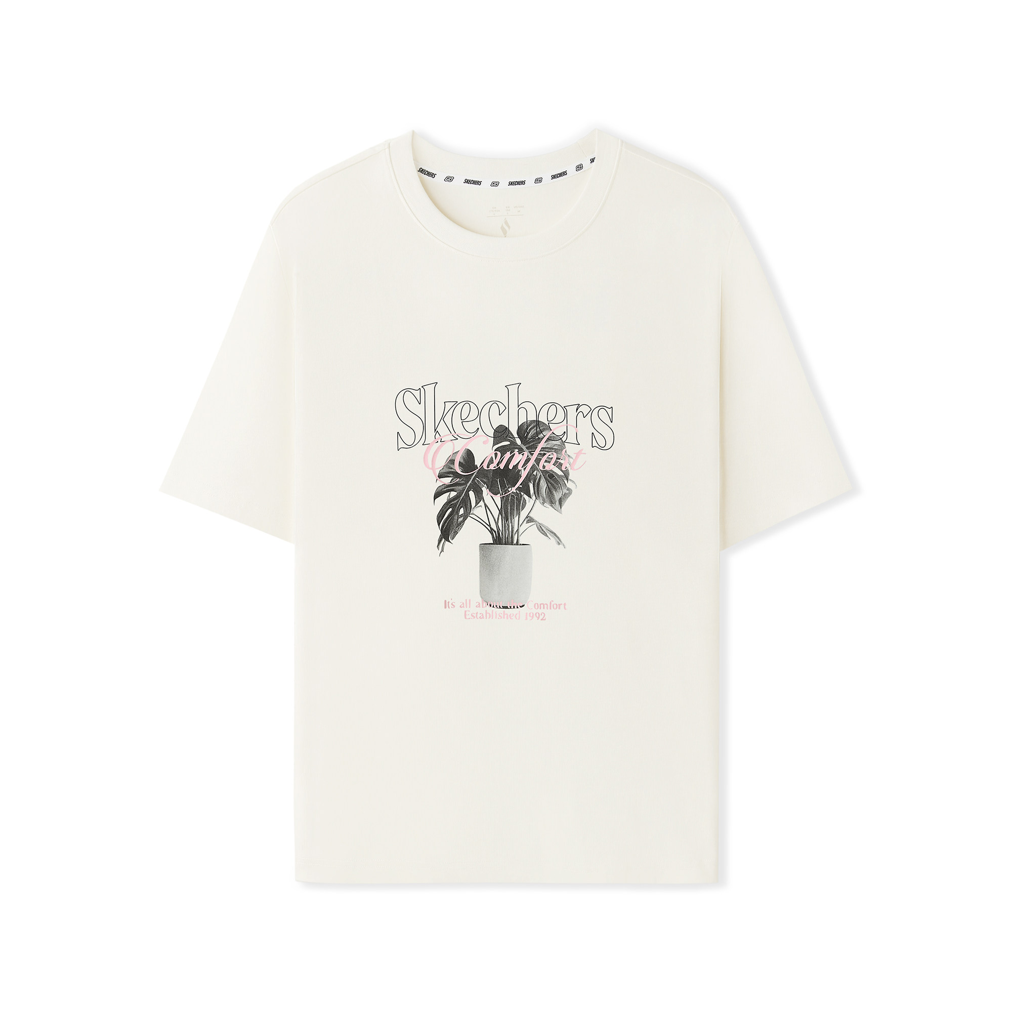 Skechers斯凯奇2026夏新款男女同款针织短袖时尚百搭T恤衫打底衫