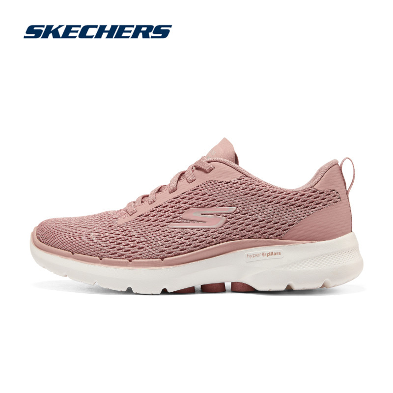 Skechers斯凯奇春夏季新款女鞋减震厚底运动鞋休闲跑步鞋124512