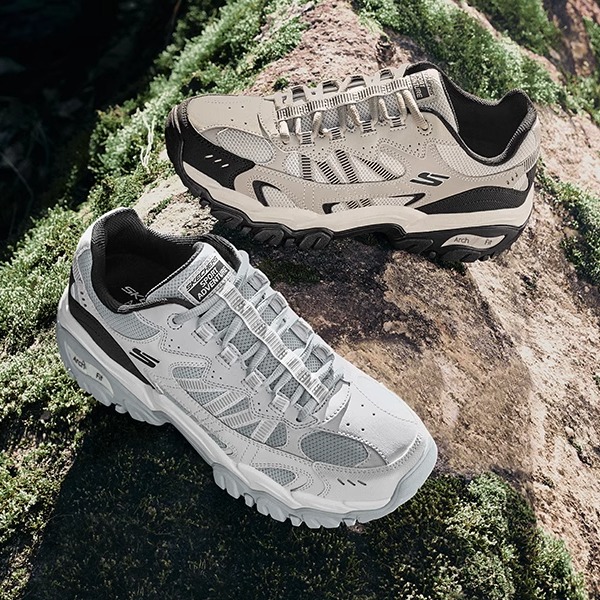 Skechers斯凯奇醒山|男鞋2025夏季新款徒步鞋透气户外运动休闲鞋