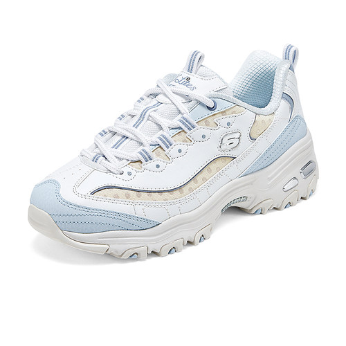 Skechers斯凯奇2025新款秋季女鞋厚底增高老爹鞋时尚运动休闲鞋