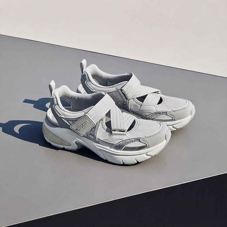 斯凯奇2026秋季新品漫月鞋玛丽珍凉鞋女子休闲鞋透气舒适时尚百搭,运动鞋new,运动沙滩鞋/凉鞋,淘宝优惠券,粉丝福利购,淘宝优惠卷