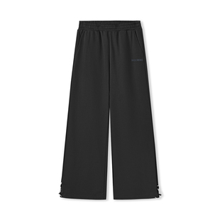 斯凯奇2026秋冬新款女款针织长裤卫裤运动裤舒适宽松休闲裤直筒裤