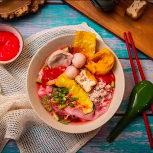 泰国原装代购mama细米线宽米粉方便素食面粉粉丝冬阴功清汤船面粉