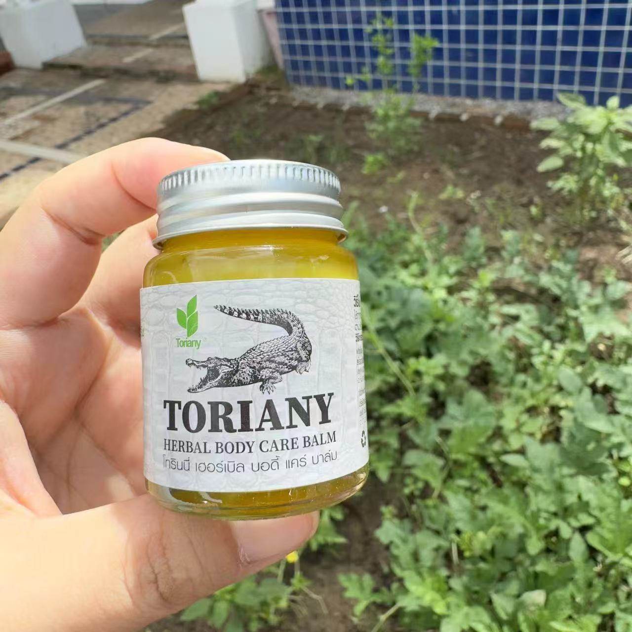 泰国toriany鳄鱼膏鳄鱼油草本身体护理膏淡纹淡印色素斑妊辰纹