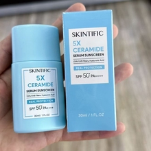 泰国正品SKINTIFIC 5x CERAMIDE SPF50+高保湿防晒霜洁肤水润唇膏