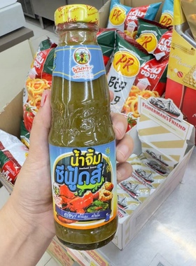 泰国本土版潘泰诺华星海鲜酱pantai泰式海鲜蘸酱绿色酸辣酱220g