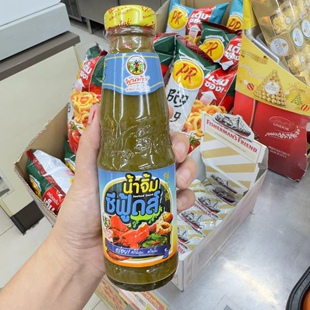 泰国本土版潘泰诺华星海鲜酱pantai泰式海鲜蘸酱绿色酸辣酱220g