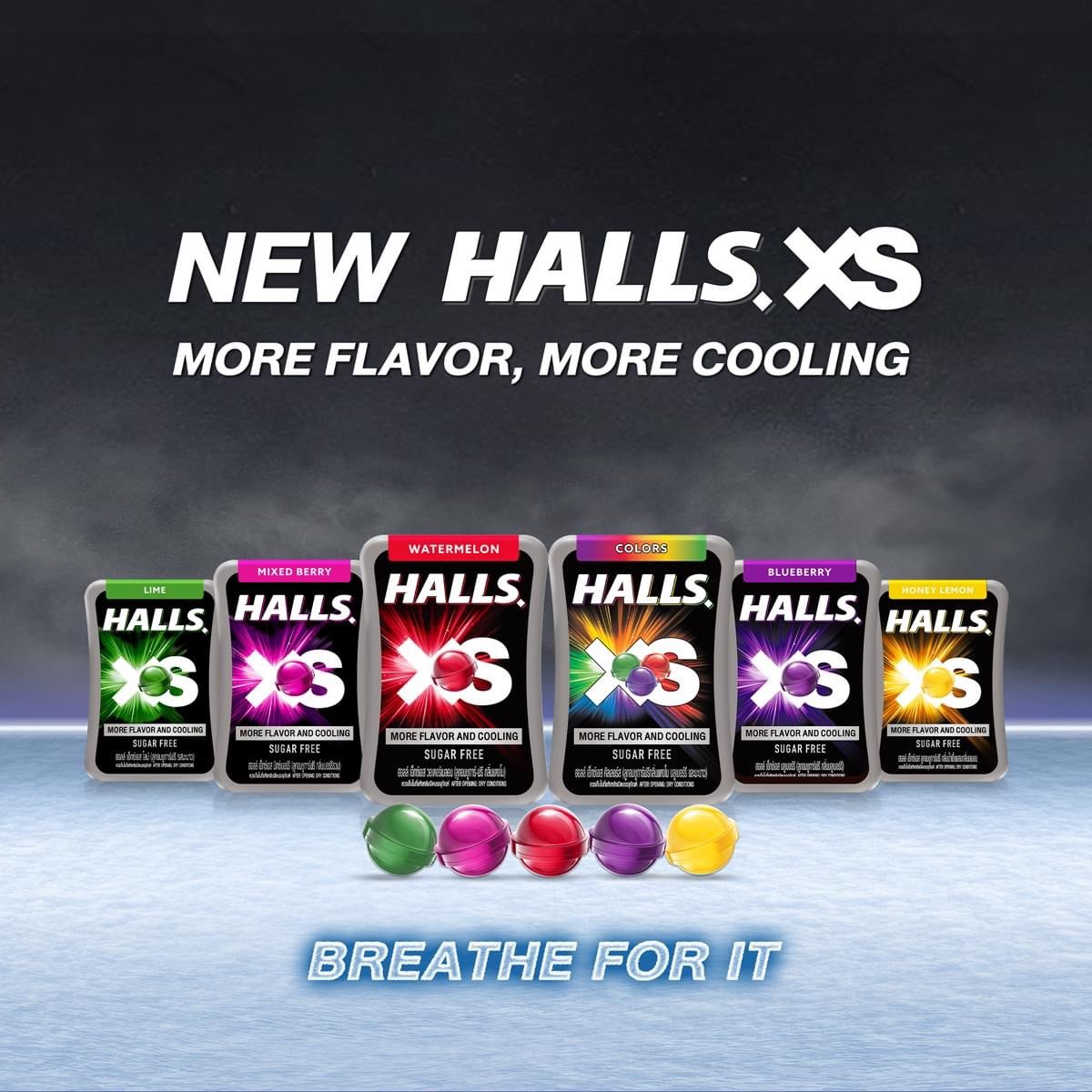 泰国直邮711halls荷氏全系列冰球润喉糖薄荷糖超凉提神润喉利咽