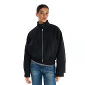 ADoOr 基础短款 棉夹克保暖Maggie欧美风拉链立领百搭