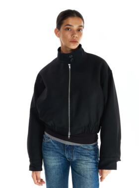 ADoOr 基础短款棉夹克保暖Maggie欧美风拉链立领百搭