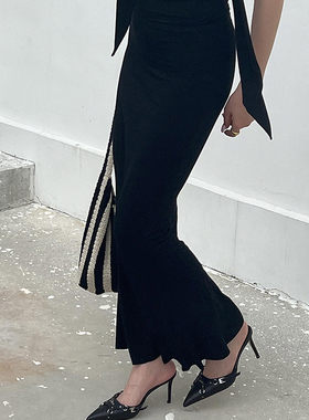 A DoOr 2色鱼尾裙长裙Monica半身裙包臀莫代尔垂坠中低腰显瘦