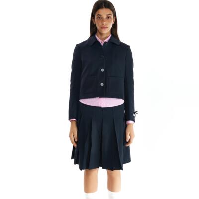 休闲短款西装外套ADoOr复古