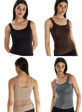 A DoOr 4色弹力打底基础吊带上衣薄款百搭可叠穿Cassie针织