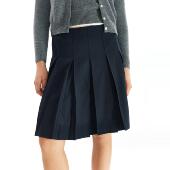 经典 DoOr 百褶半身裙Pearl垂坠学院复古中腰质感