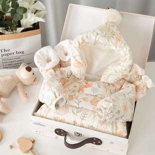 rzye2025婴儿羽绒服新生儿连体衣宝宝衣服外出爬服新款 哈衣萌 冬装