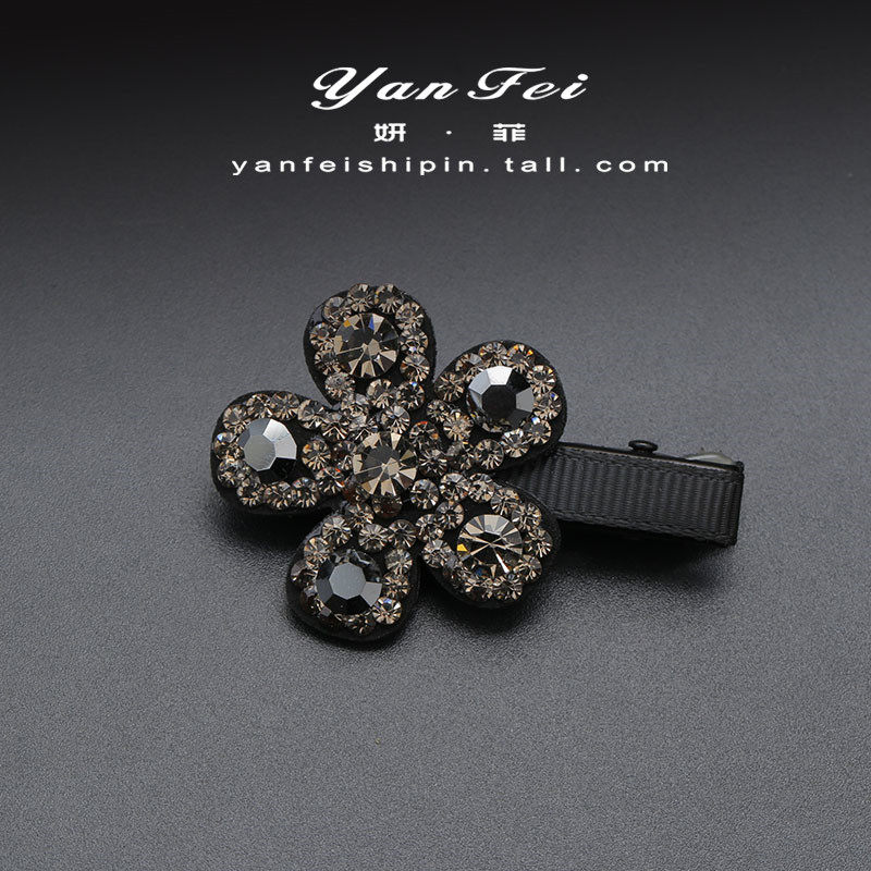 韩国花朵妍菲发卡发卡子