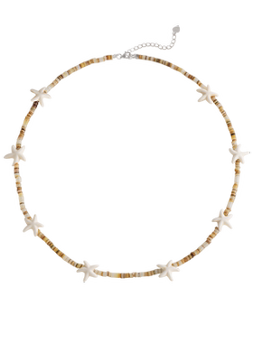 贝壳海星项链海边度假