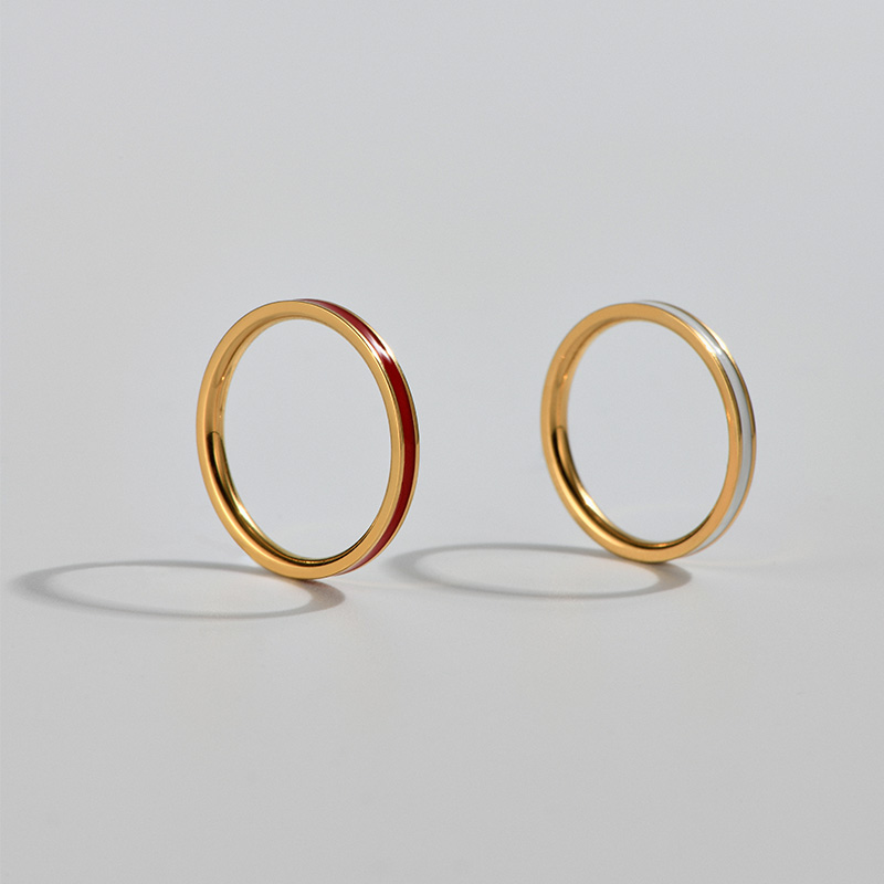 laraineyin小众素圈显瘦长镀18k