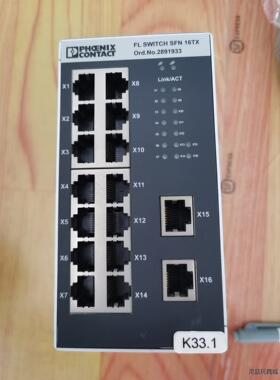 菲尼克斯交换机FLSWITCHSFN16TX二手拆机，功能正议价商品