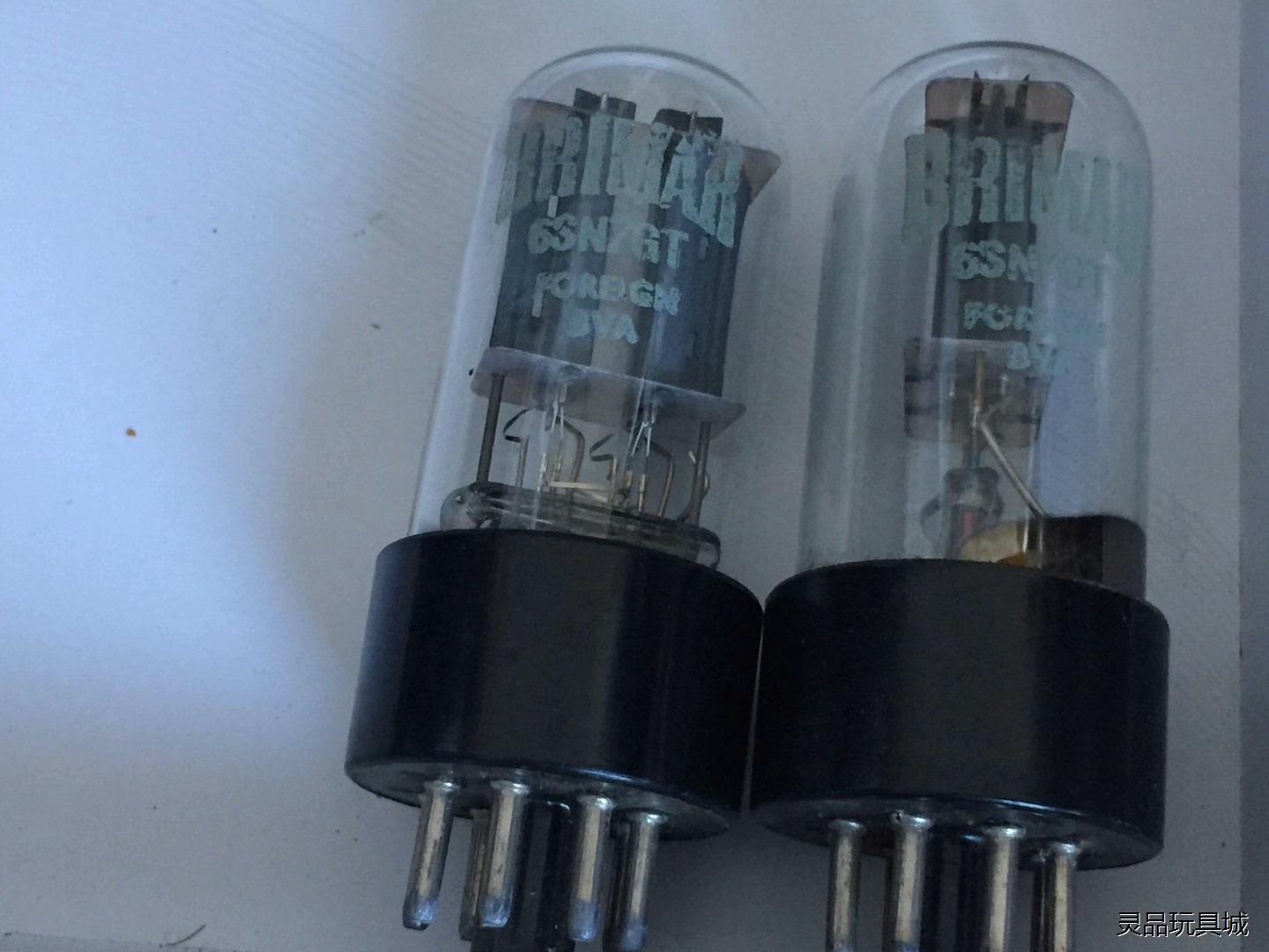 30531早期英国拆机宝马6SN7GT电子管一对；成色不错；议价商品