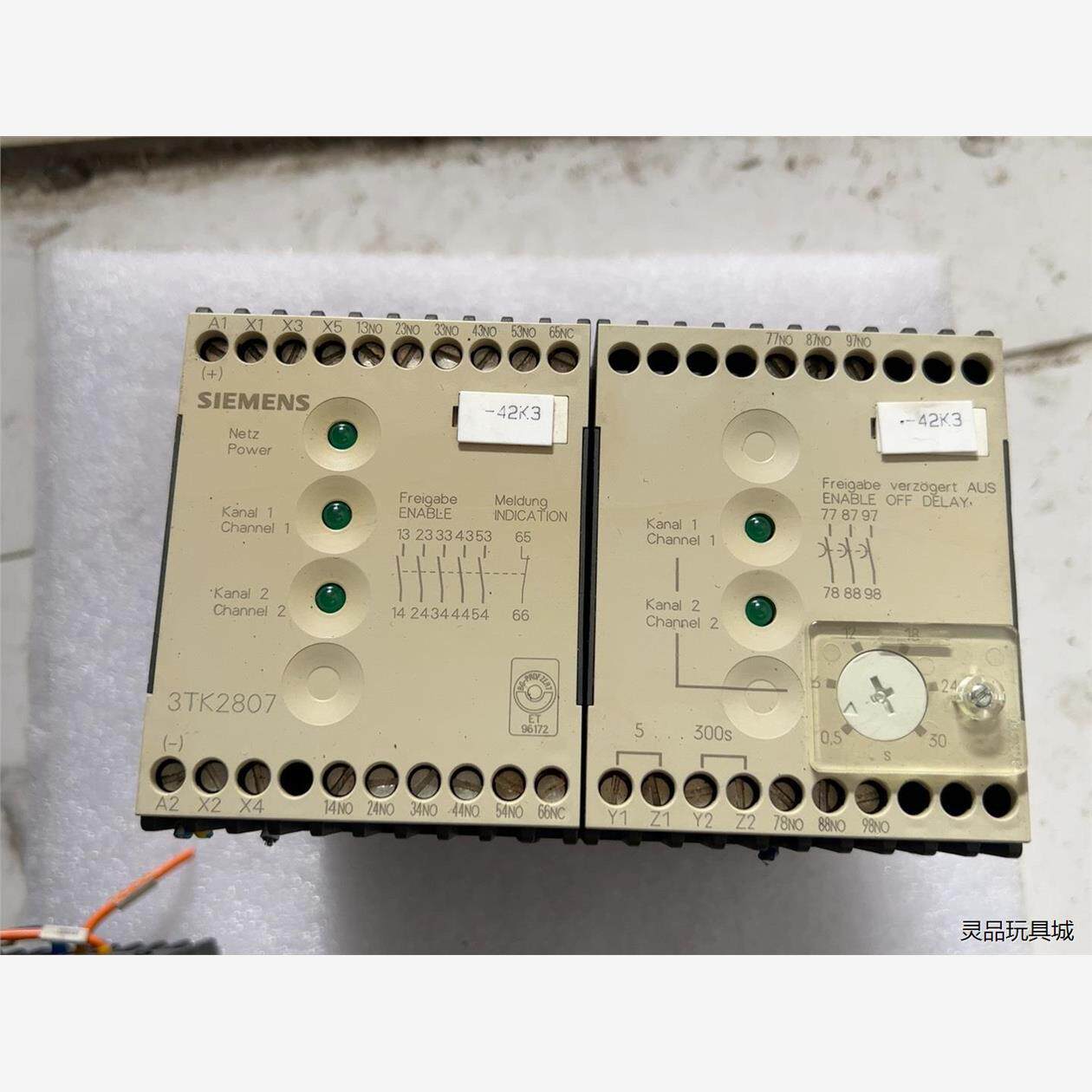 西门子安全继电器3TK2807-0BB4二手拆机，有一个安装洁川议价