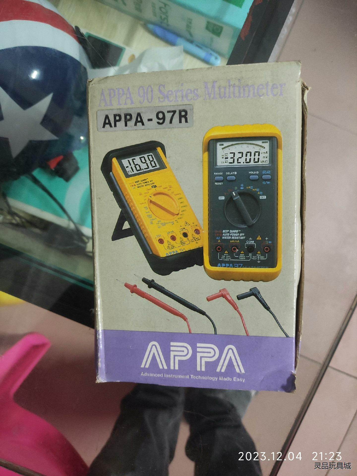 台湾亚博APPA97R万用表 库存。议价商品