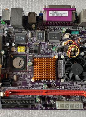 拆机 ITX全集成低功耗HL线切割工控主板C7VCM2 RE议价商品