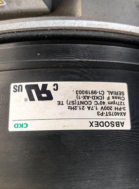 CKD电机，AX4075TS-DM04-P3-U0，原装拆机议价商品
