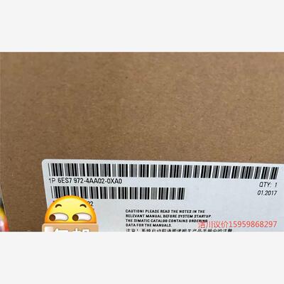 6ES7972-4AA02-0XA0全新未拆封，现货2台议价商品