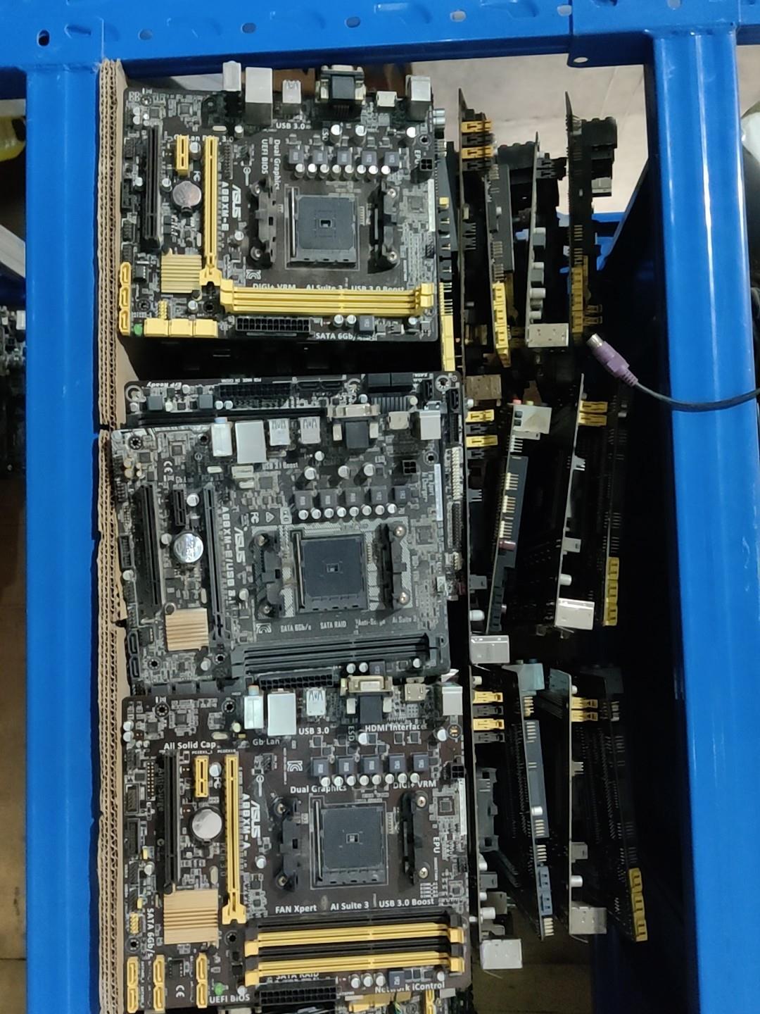 华硕a88xm主板现货100多个洁川议价