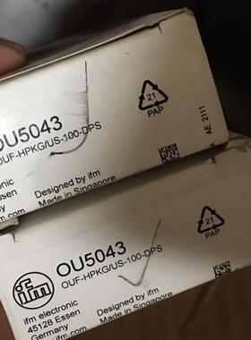 易福门传感器 OU5043,全新带包装，标价单价邮费到付议价商品