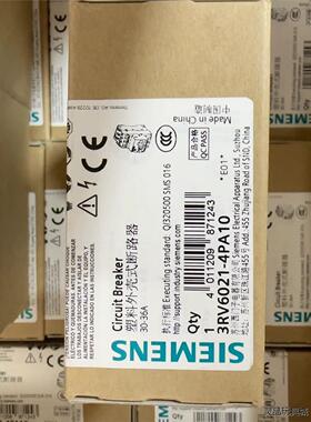 西门子断路器 3RV6021-4PA10 全新原装正品洁川议价