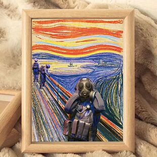 2元攒艺术搞怪反恐精英csgo周边经典装饰画礼物相框纪